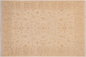 handmade Traditional Kafkaz Chobi Ziegler Beige Lt. Brown Hand Knotted RECTANGLE 100% WOOL area rug 9 x 12